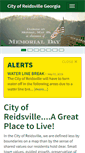 Mobile Screenshot of cityofreidsvillega.com